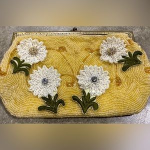 Wayne M. Kleski vintage beaded clutch